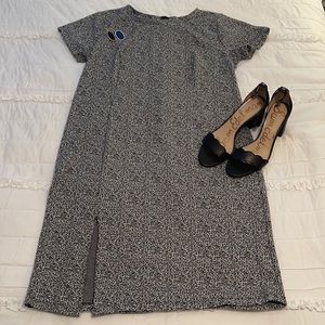 Loft Plus Leopard Midi Split Dress | Size 18